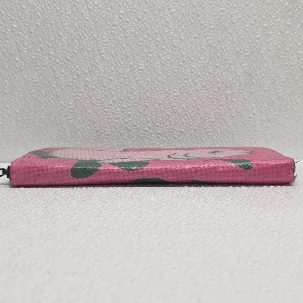 Angkor Recycled Cambodia Pink Fish Wallet Wristlet